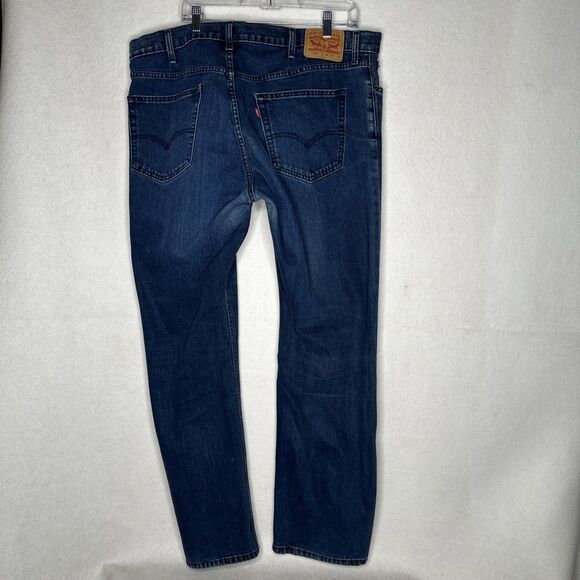 Levi's 559 Relaxed Fit Straight Leg Denim Blue Jeans Mens Size 40 x 33 Dark Wash - Picture 4 of 11